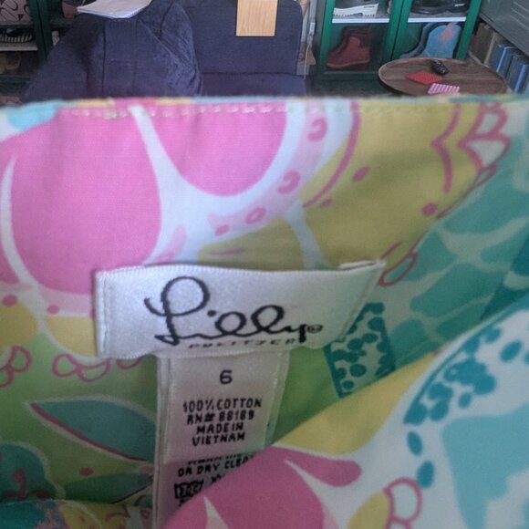 Vintage Lilly Pulitzer Joss Dress in "Southern Belle" Peacock Print - Picture 4 of 4